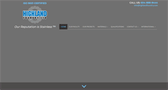 Desktop Screenshot of highlandfoundry.com