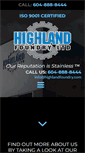 Mobile Screenshot of highlandfoundry.com